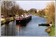 Historischer Finowkanal
in der Region Finowkanal,
in Kreis-Stadt Eberswalde:
Touristische Wasserstrae im
Landkreis Barnim